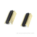 Cabeçalho de pino de 1,0 mm preto 12p preto 12p